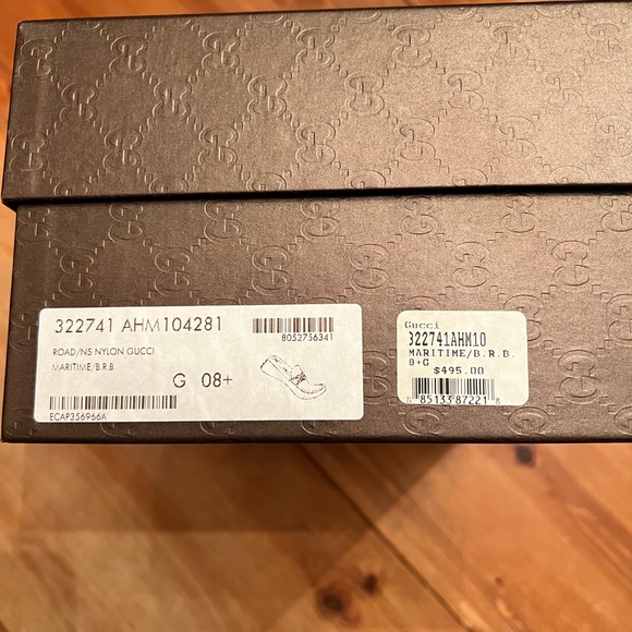 Mens Like New Navy Pebbled Leather Gucci Horsebit Driving Shoe w/ box size 8.5 - Picture 9 of 9